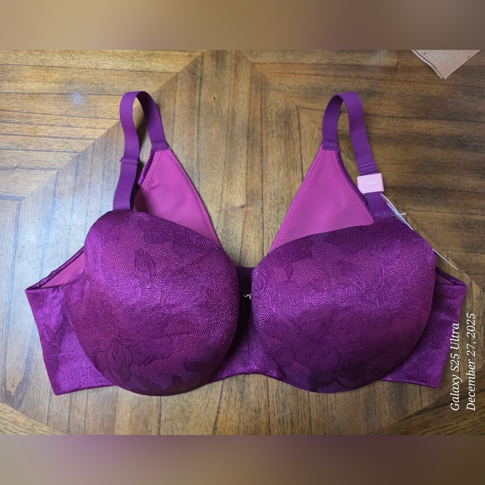 Cacique Deep Purple Lace Bra